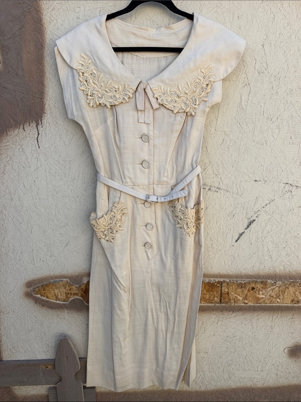 1940s/1950s button-front dress Size Small - Picture 2 of 16
